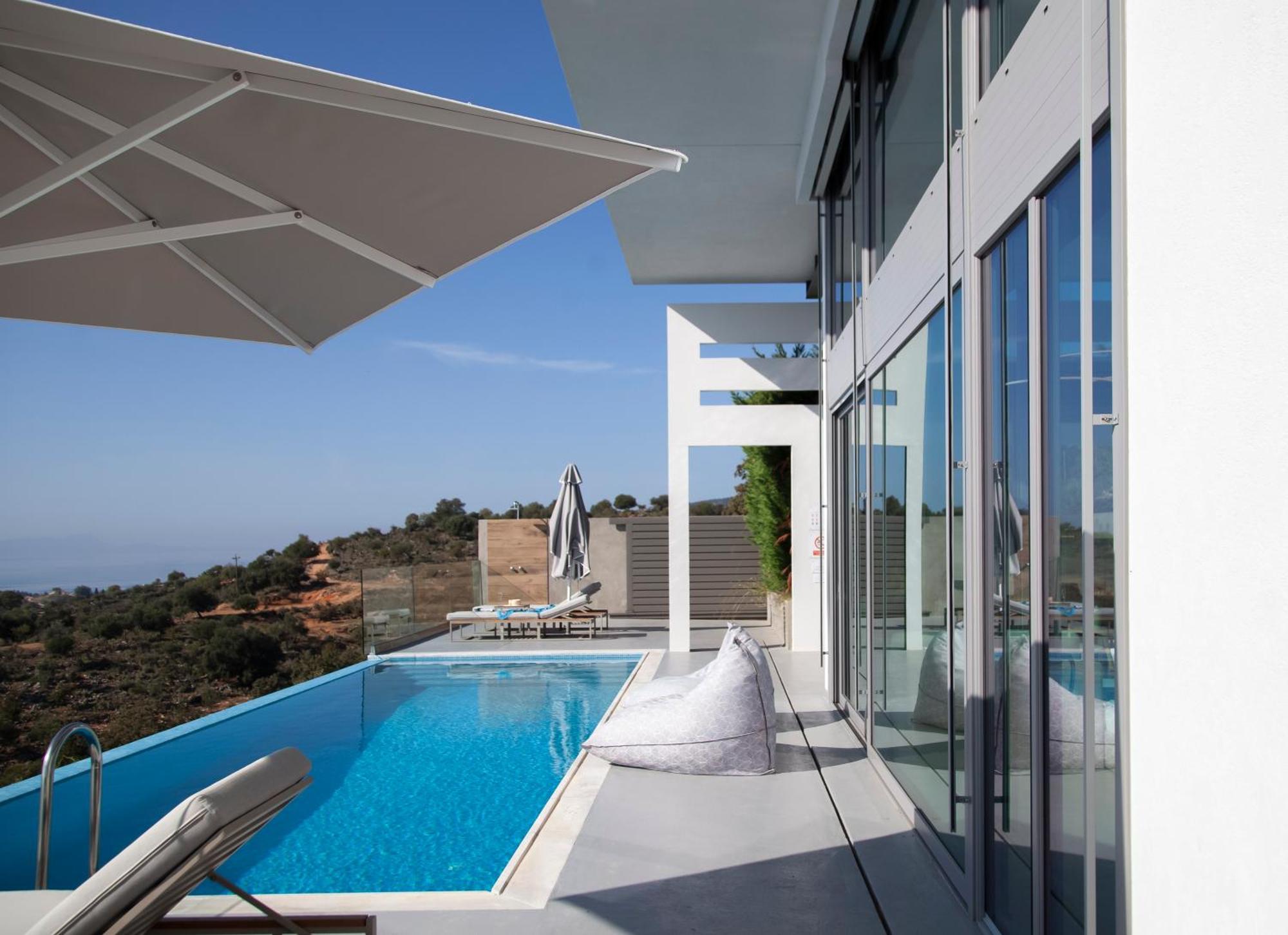 Luxury Glass Villas Sívota Exteriér fotografie